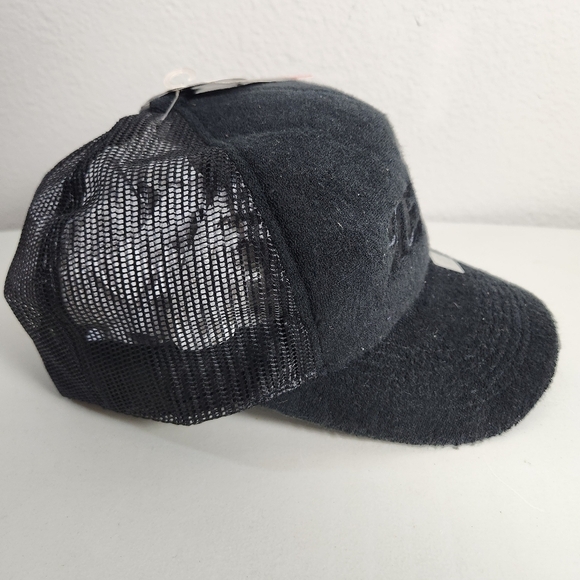 Reign Mens Black Terry Cloth Snapback Trucker Hat-NWT - Picture 7 of 12